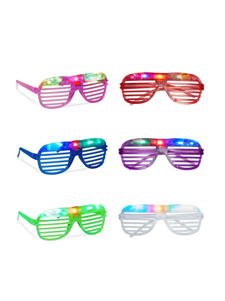 relaxdays Partybrille in Zufallsfarbe günstig kaufen onesize