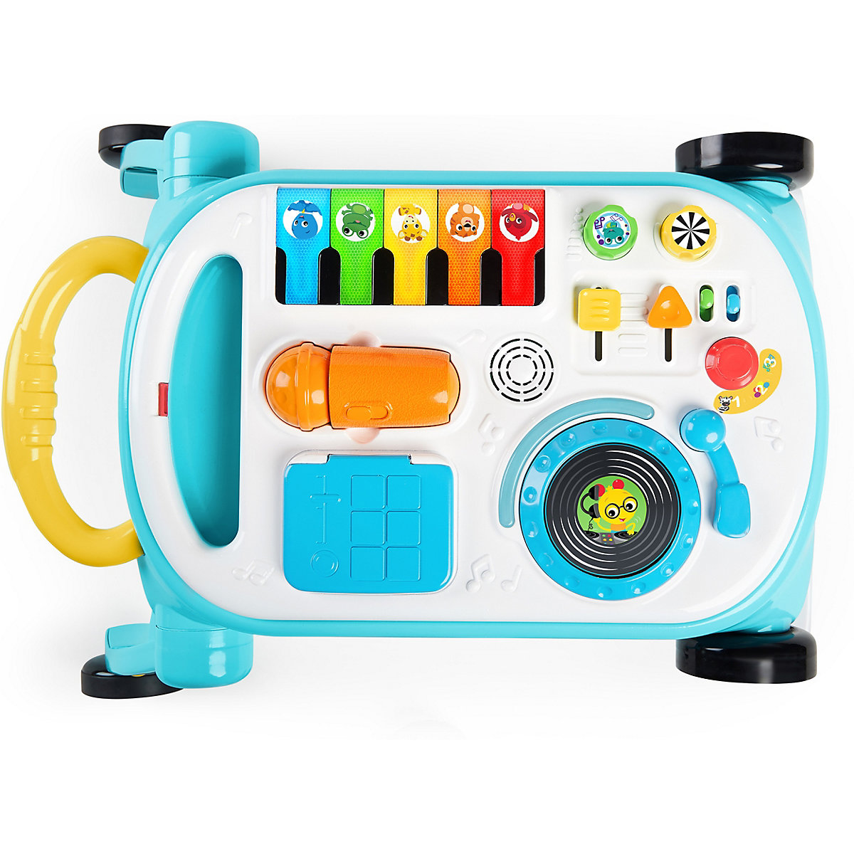 Baby Einstein, Musical Mix ‘N Roll 4-in-1 Lauflernhilfe und Spieltisch mit Musik, Lichtern, abnehmbarer Spielstation und vielem mehr, mehrfarbig