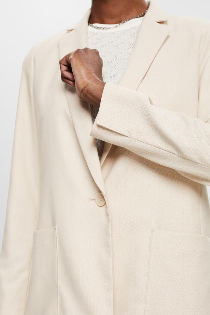 Blazer mit aufgesetzten Taschen