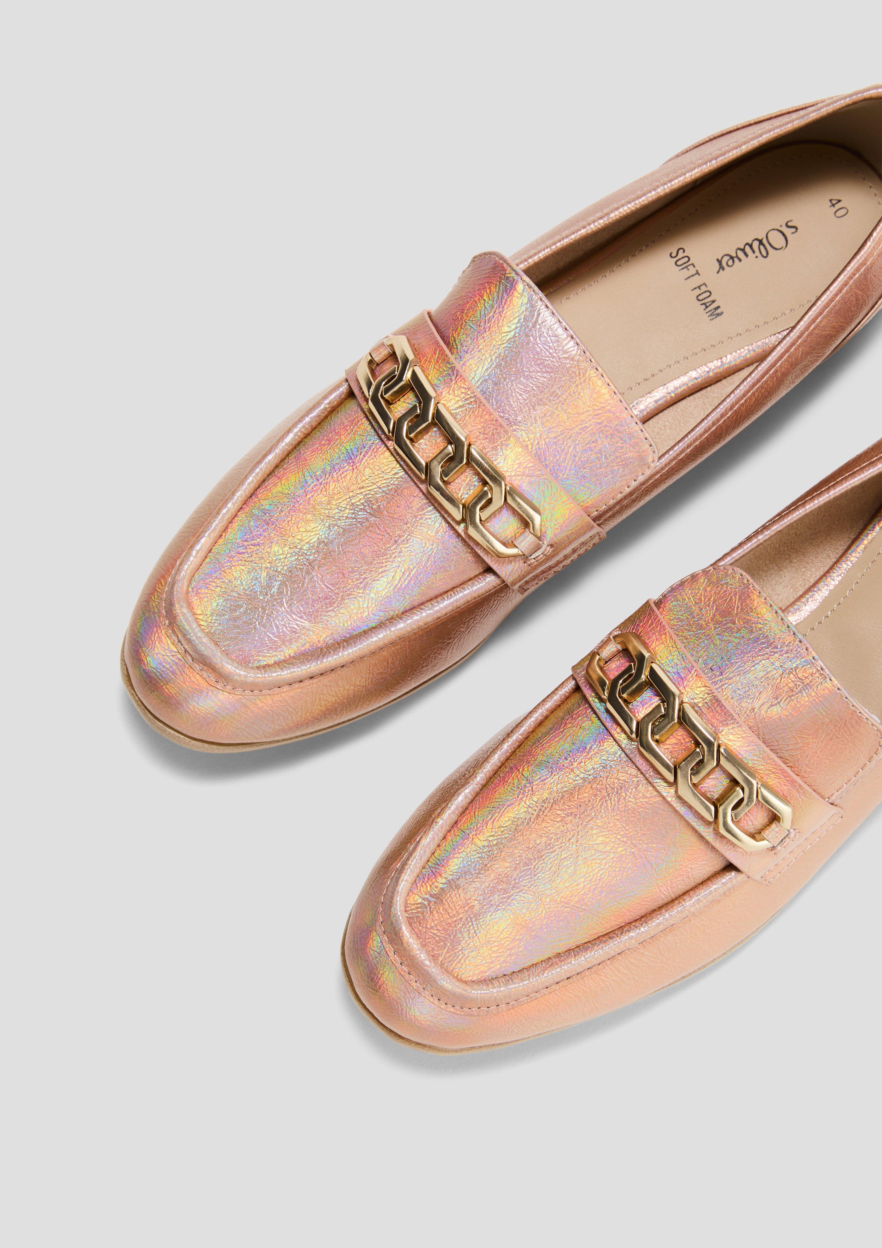Loafer in Leder-Optik  6008846-403