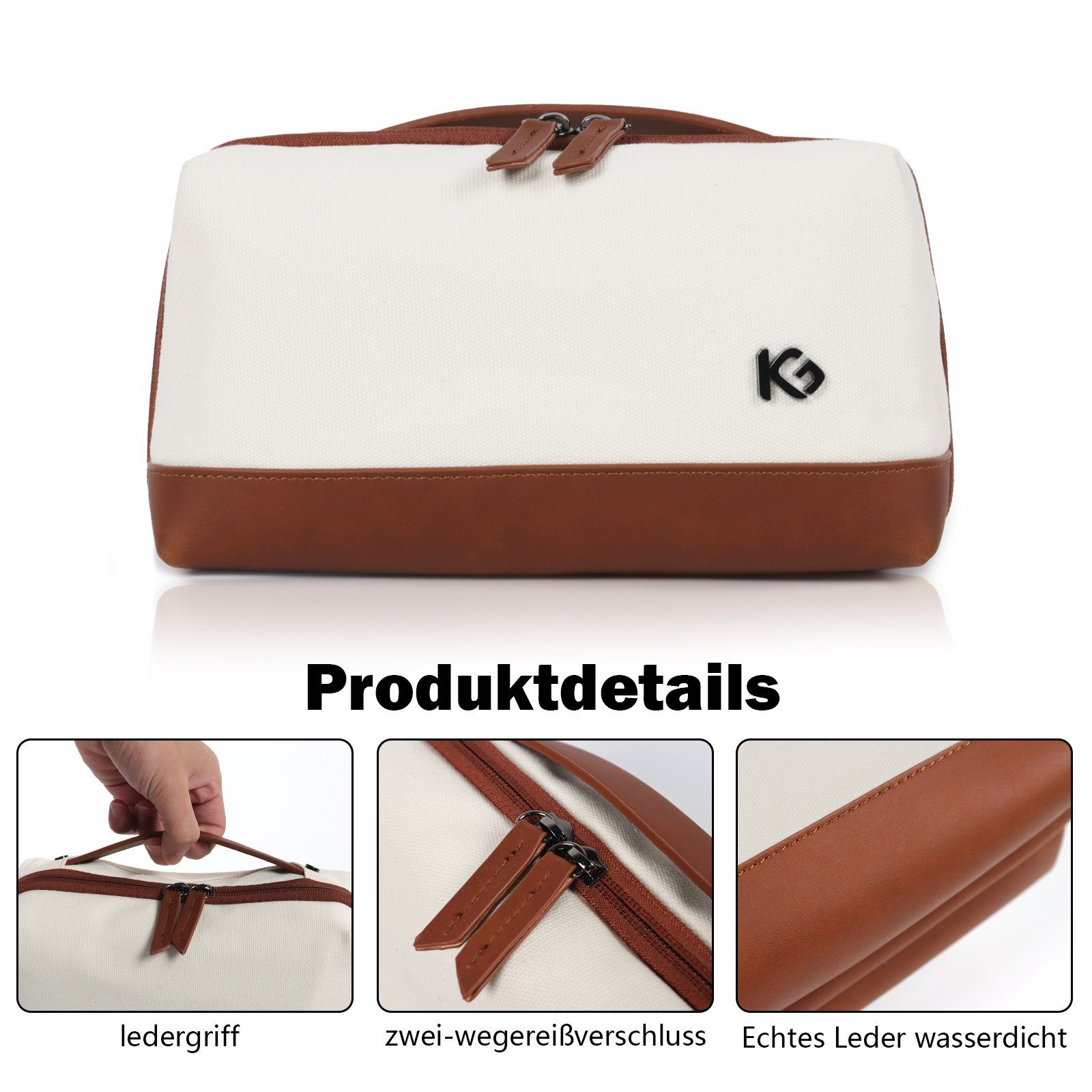 TAN.TOMI Kulturbeutel Kulturbeutel Herren Rucksack Damen Kosmetiktasche Waschtasche