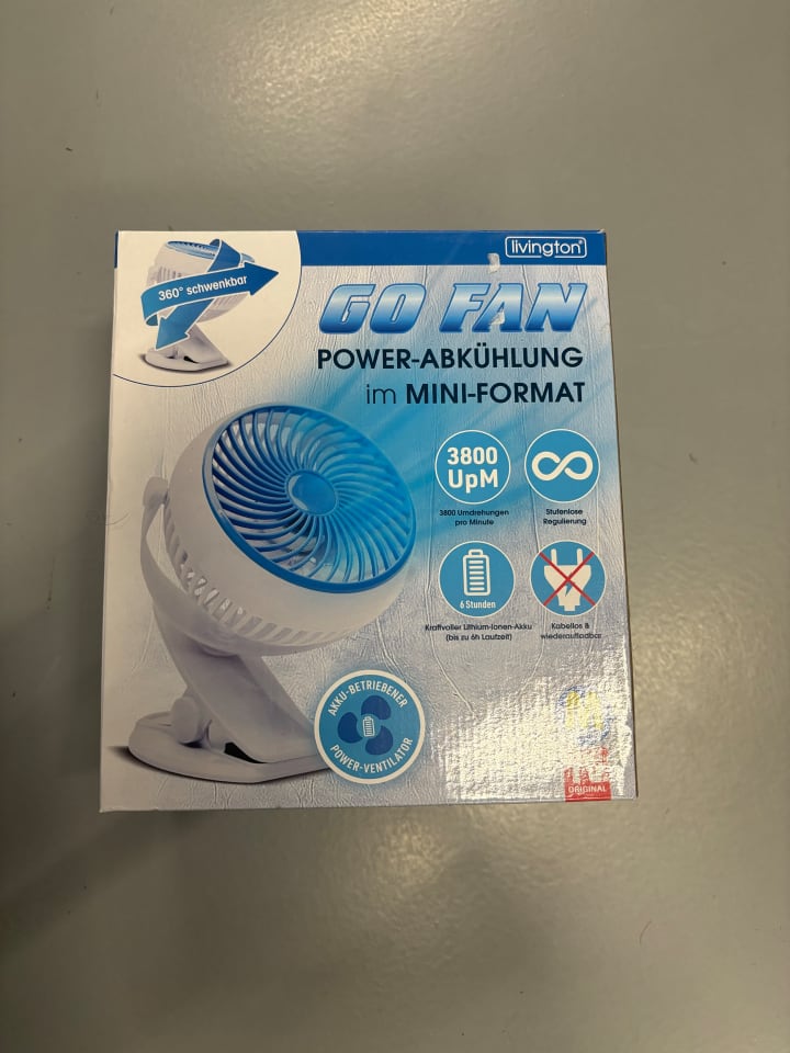 Livington Ventilator Go Fan in Ohne Farben günstig kaufen onesize