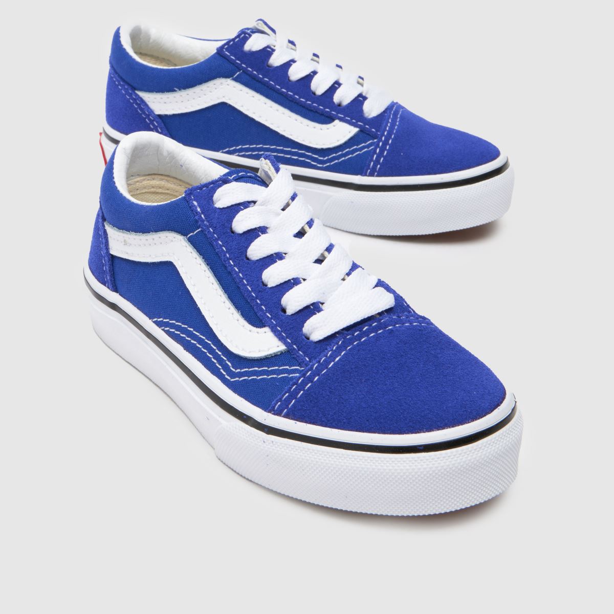 Vans blå Old Skool pojkar junior träningsskor