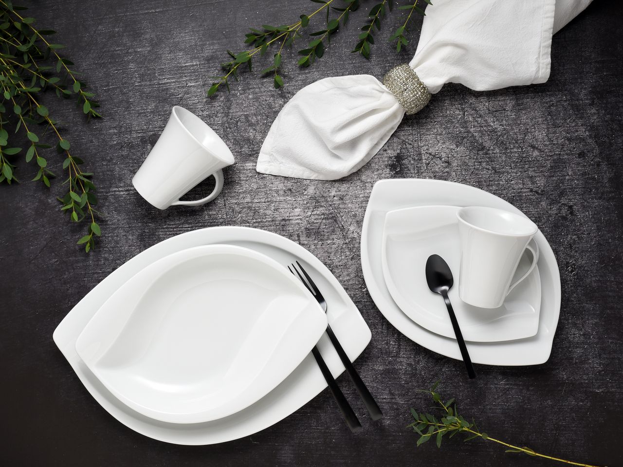 CreaTable Acacia Kombiservice 30-tlg