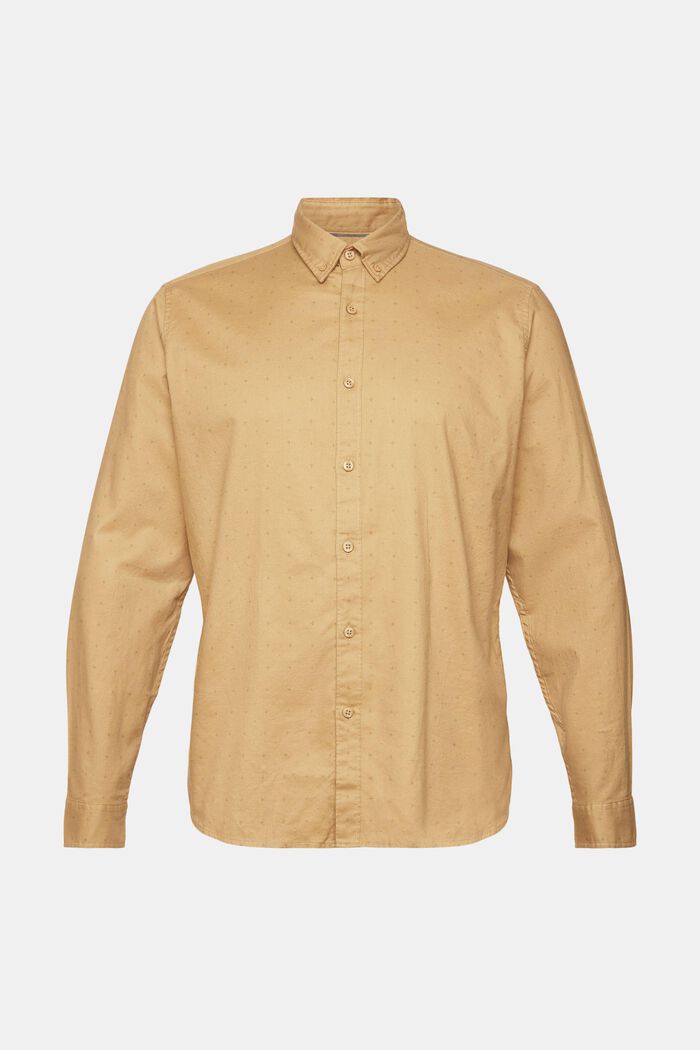 Button-Down-Hemd mit Micro-Print