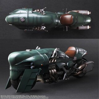 Final Fantasy VII Remake Play Arts Kai Actionfigur & Fahrzeug Shinra Elite Security Officer & Bike