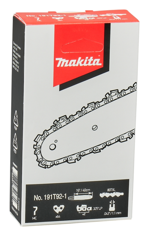 Accessoires Makita 191T92-1 Tronçonneuse TXL80 400 mm