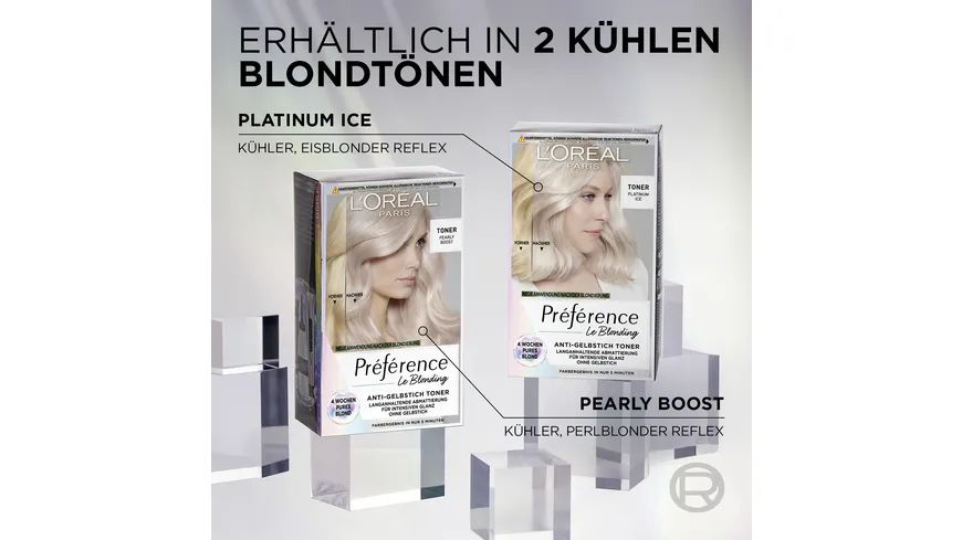 L'Oréal Paris Préférence Le Blonding Toner pearl boost - pearl boost