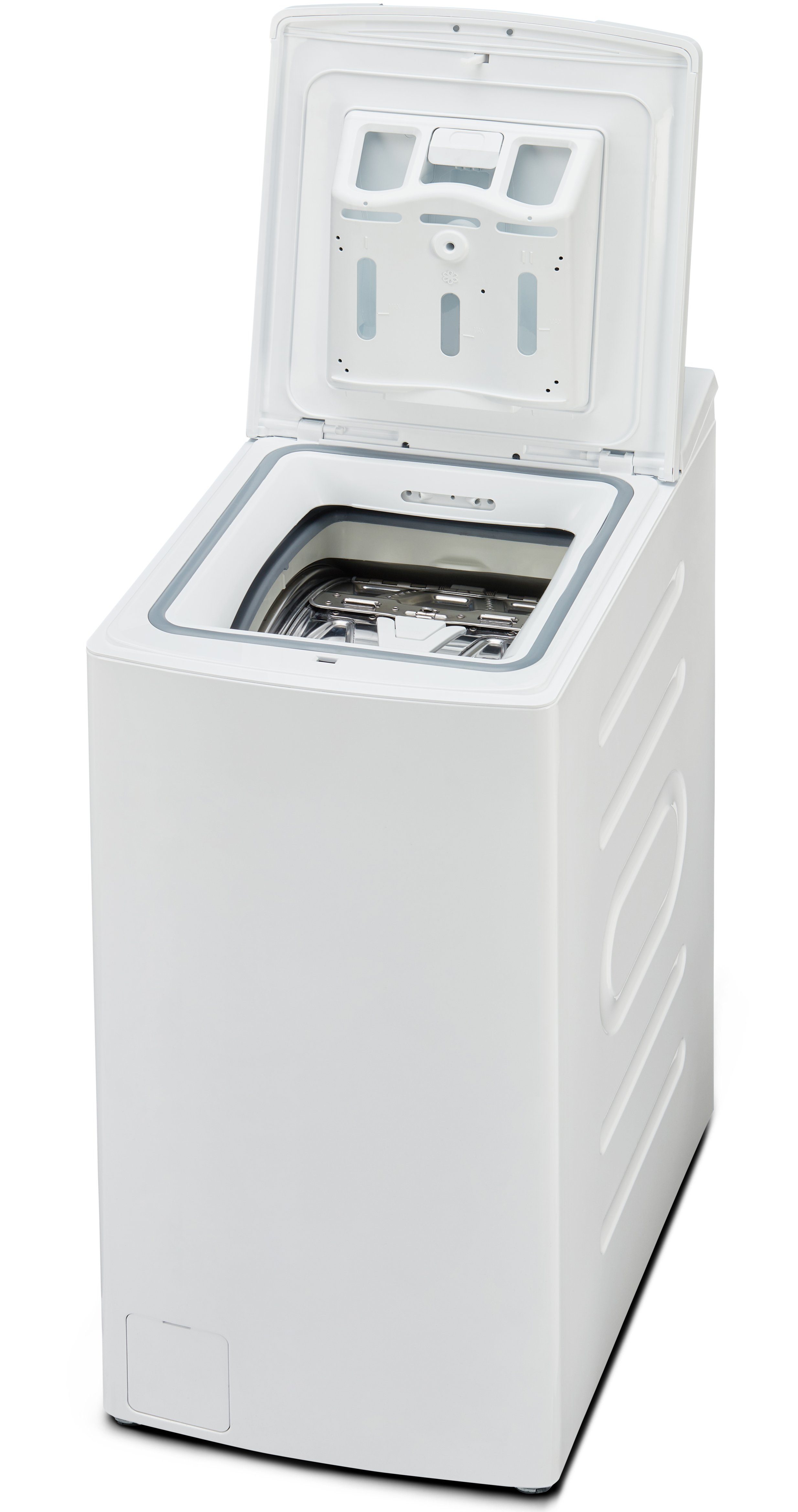 Midea Waschmaschine Toplader Serie 5 TW 5.72i diN, 7,5 kg, 1200 U/min, Soft Opener, XL Door, Trommelreinigung, AquaStop, Mein Programm