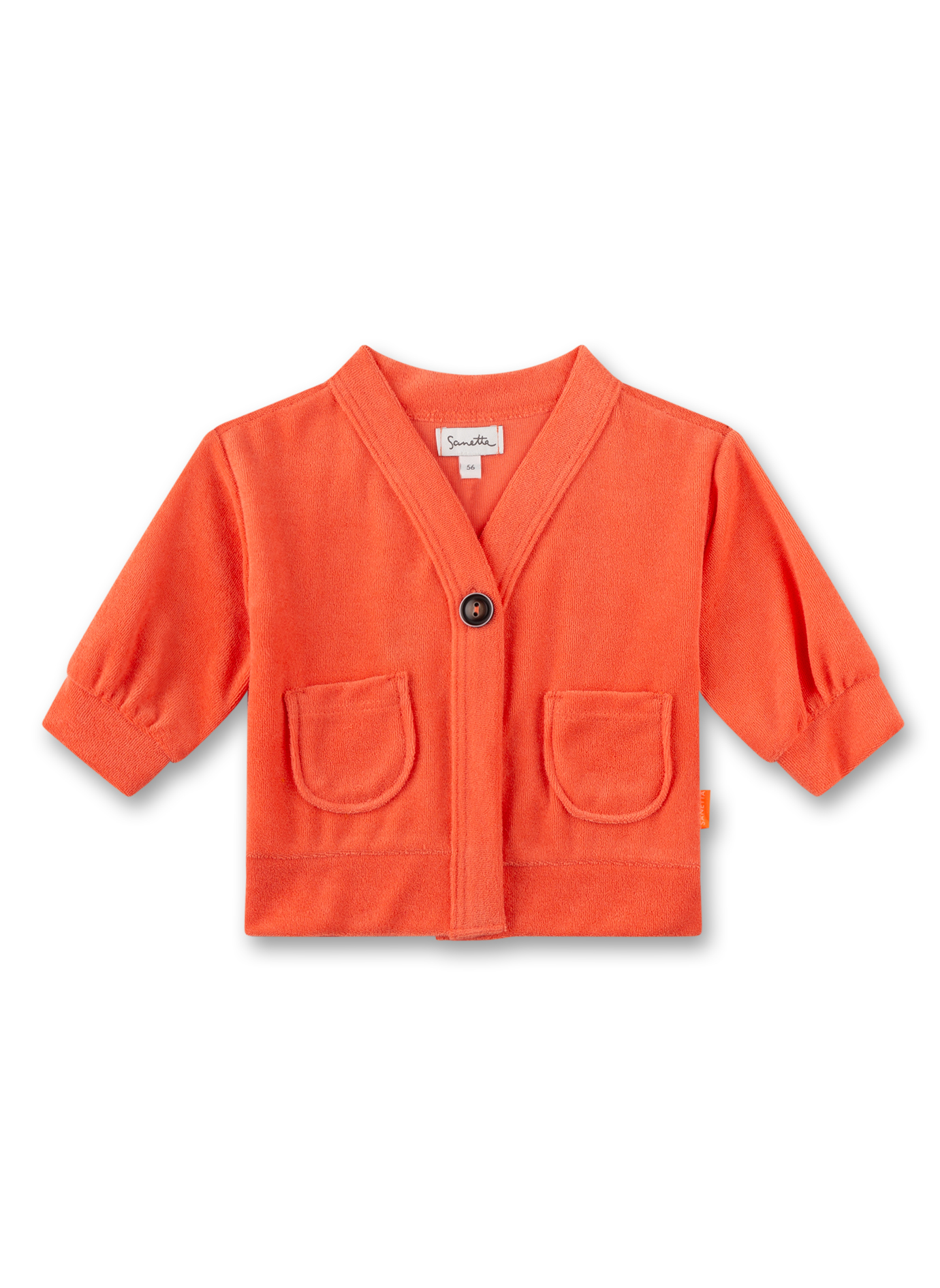 Mädchen-Jacke Rot aus Frottee