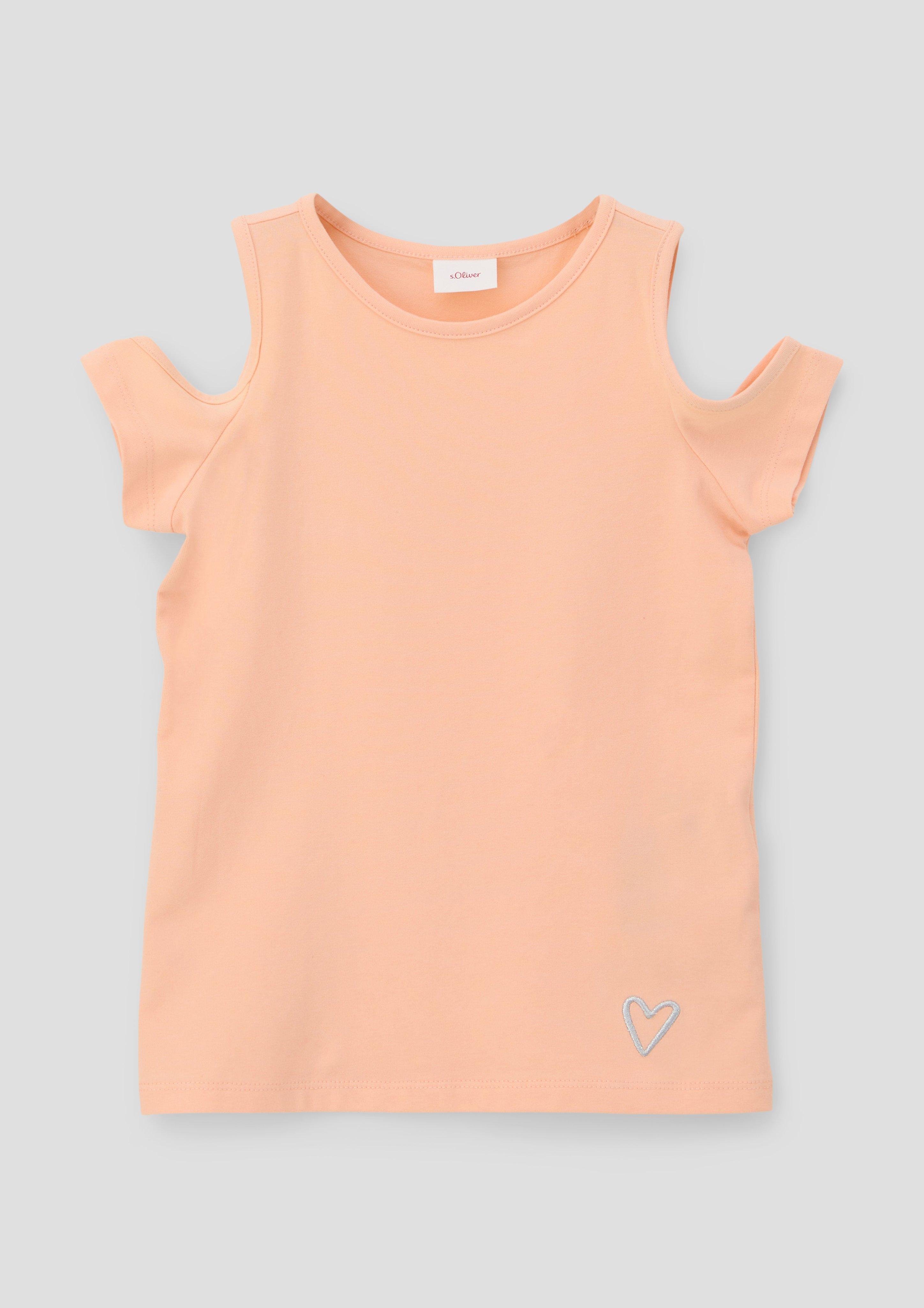 T-Shirt mit Cut-outs  2140022-2018