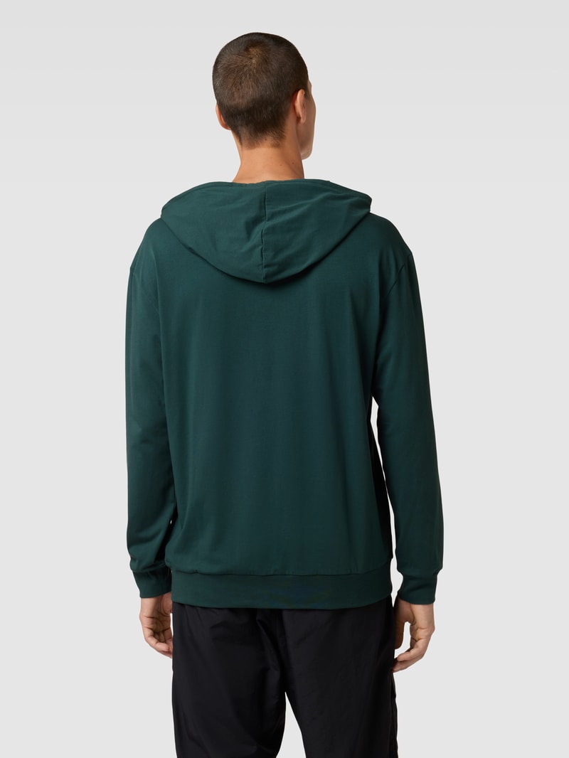 Hoodie mit Label-Print in bottle