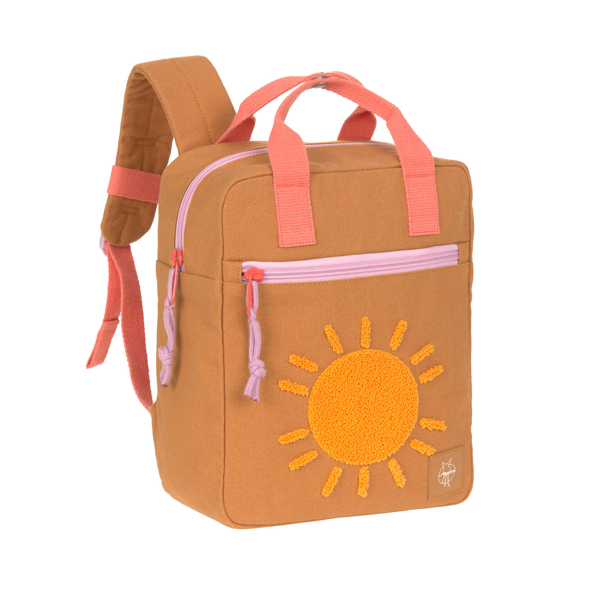 Kindergartenrucksack Square Little One & Me - Small, Karamell
