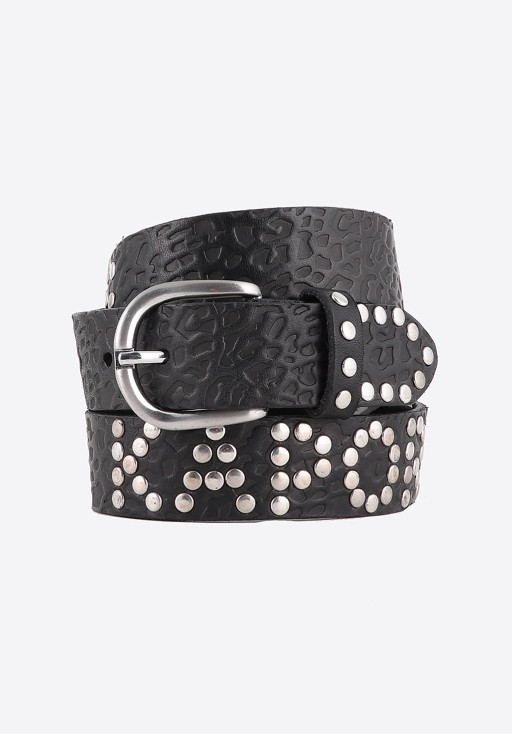 HENDA  Ceinture en cuir noir Femme