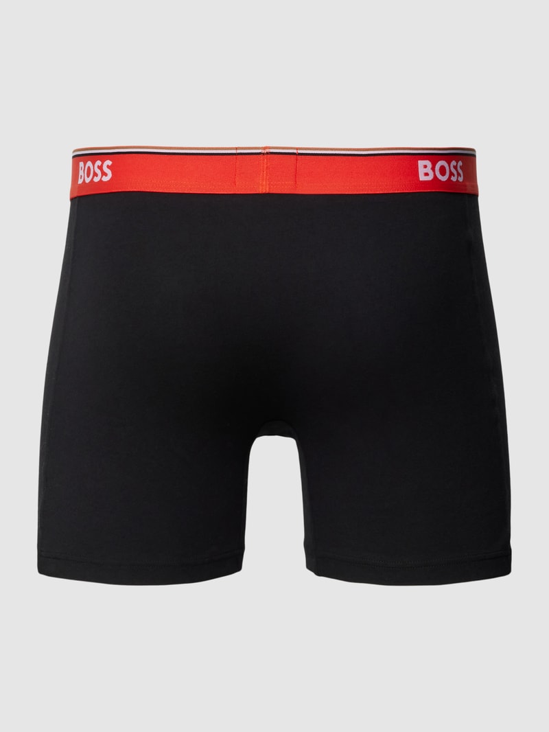 Trunks in Two-Tone-Machart im 3er-Pack in schwarz