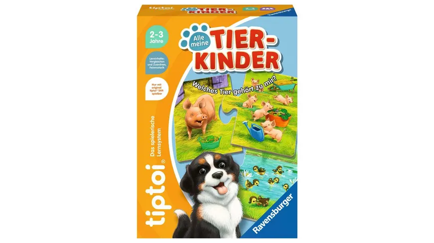 Ravensburger tiptoi - Spiel - Alle meine Tierkinder