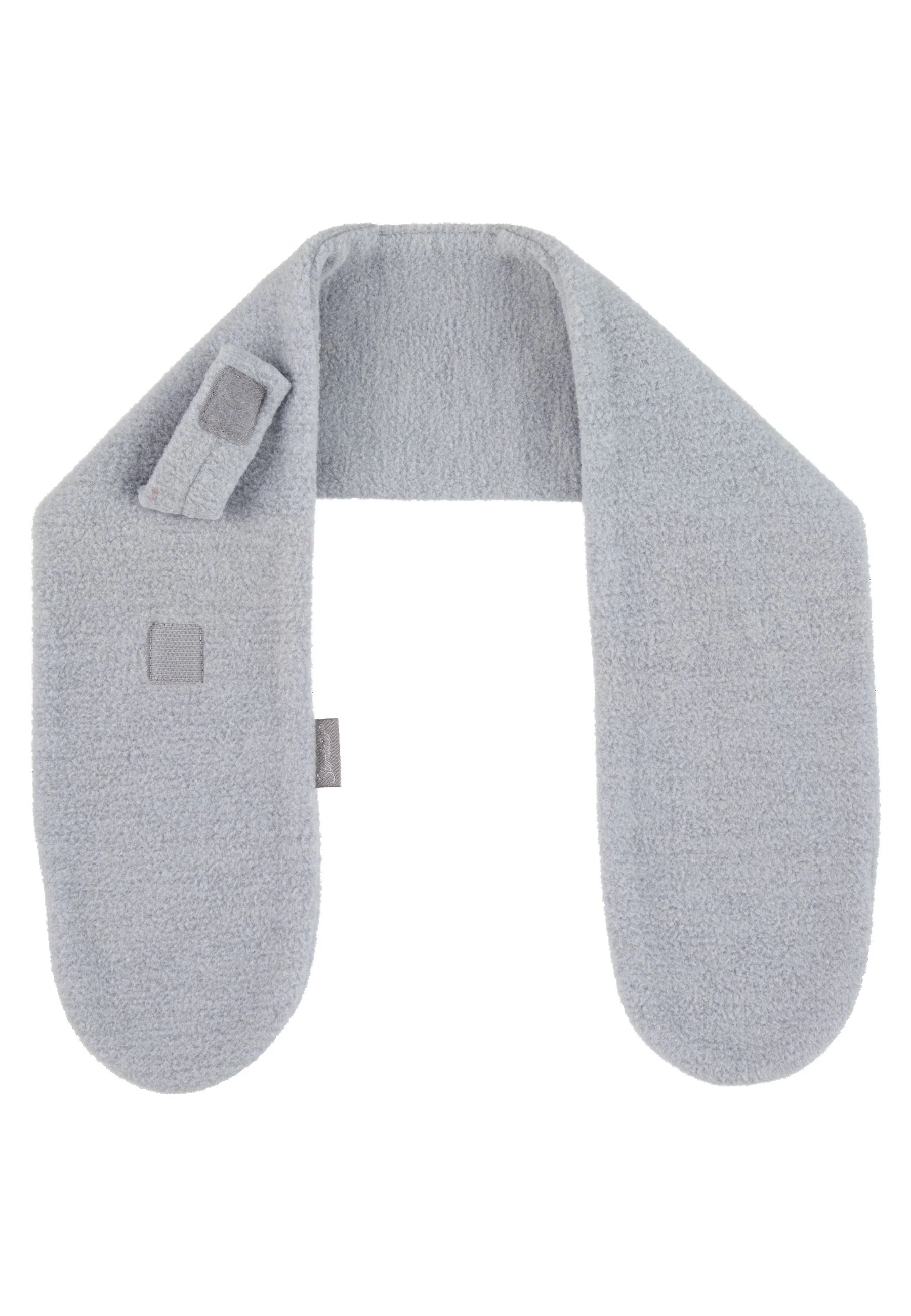Schal aus Microfleece melange (recycelt) m. Riegel
