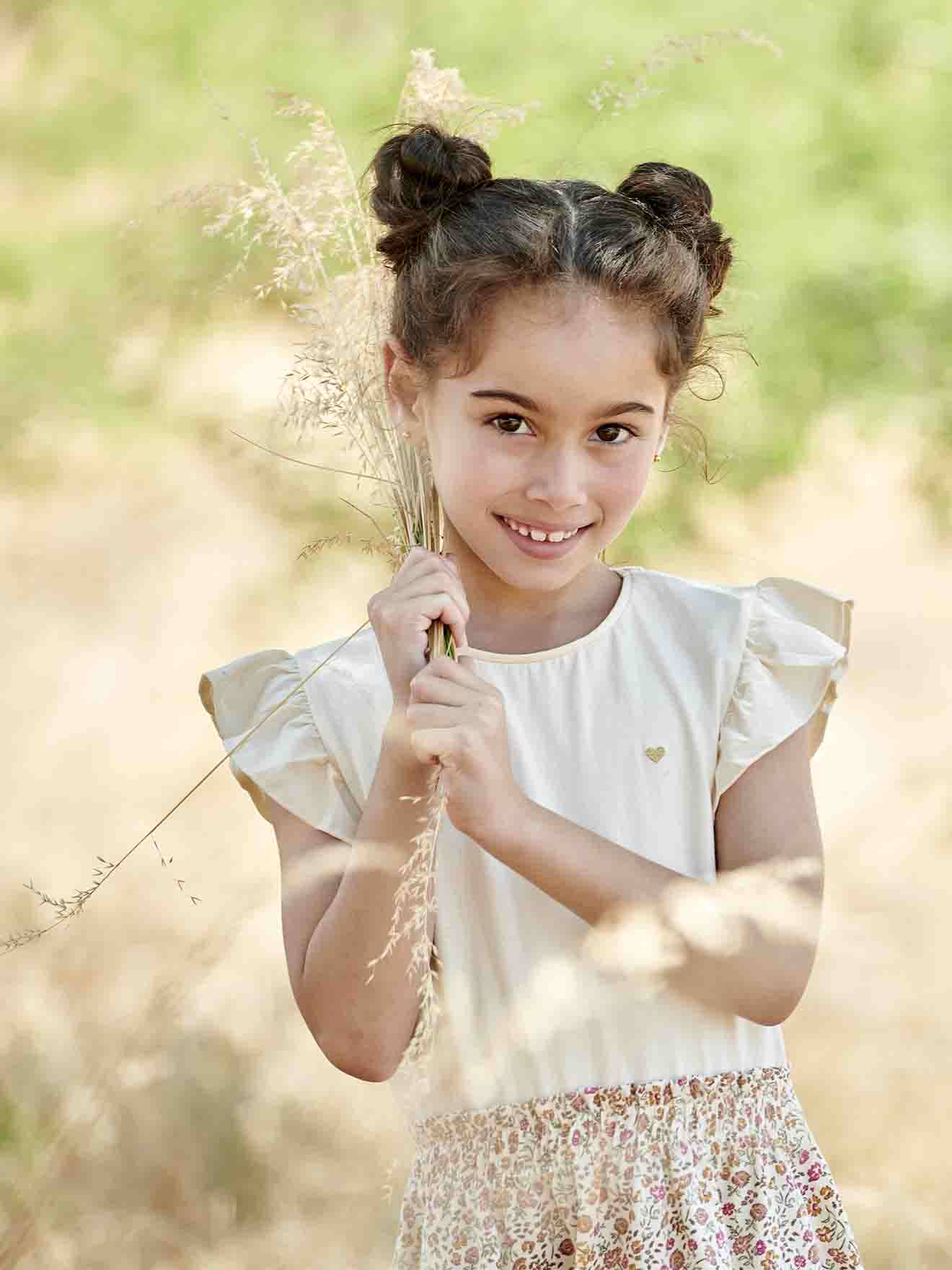 Vertbaudet Mädchen 2-in-1-Kleid - grün gestreift