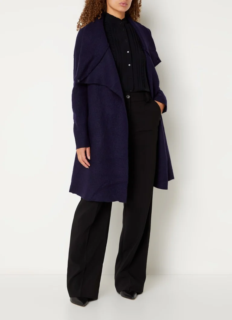 Phase Eight Bellona Knit Coat Navy 08