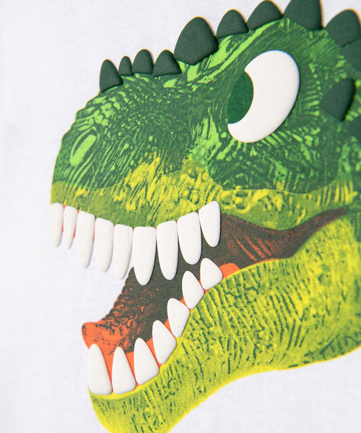 Tee-shirt Garçon à manches courtes avec motif sur le buste blanc | GEMO