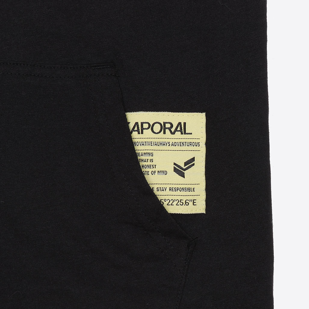 PERON  T-shirt tigre noir Garçon en 100% coton