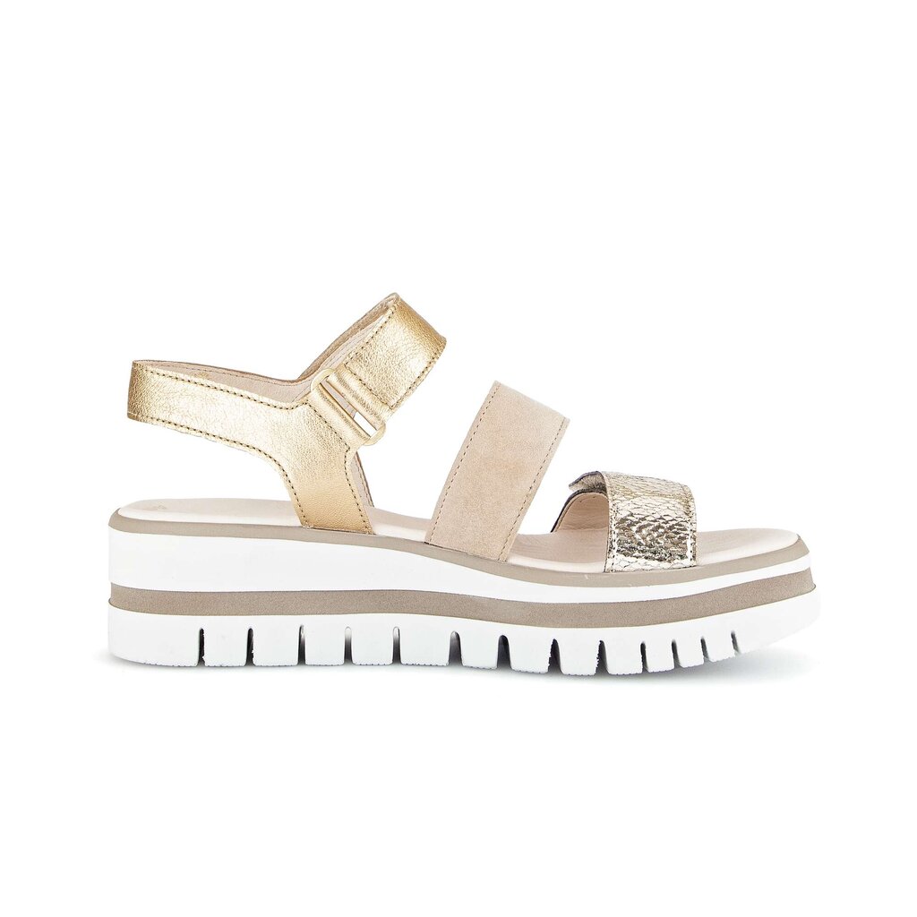 Gabor fashion Plateau Sandale gold