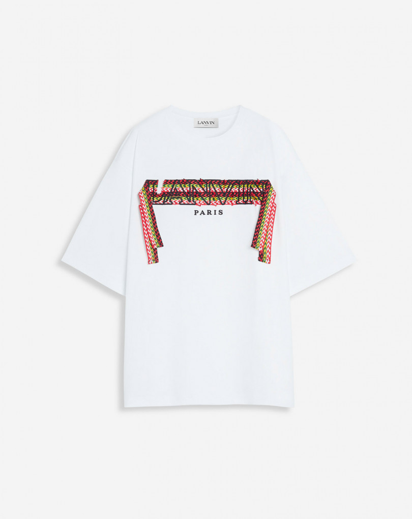 T-SHIRT AVEC CORDON LANVIN CURB