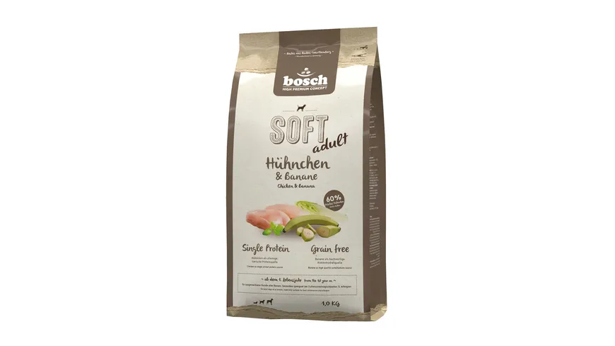 bosch Dog Hundetrockenfutter HPC Soft Hühnchen & Banane 1kg 1 kg