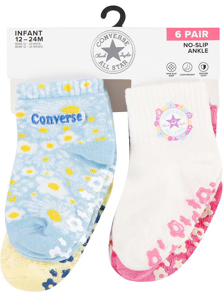 Converse 6er-Set: ABS-Socken in Bunt günstig kaufen
