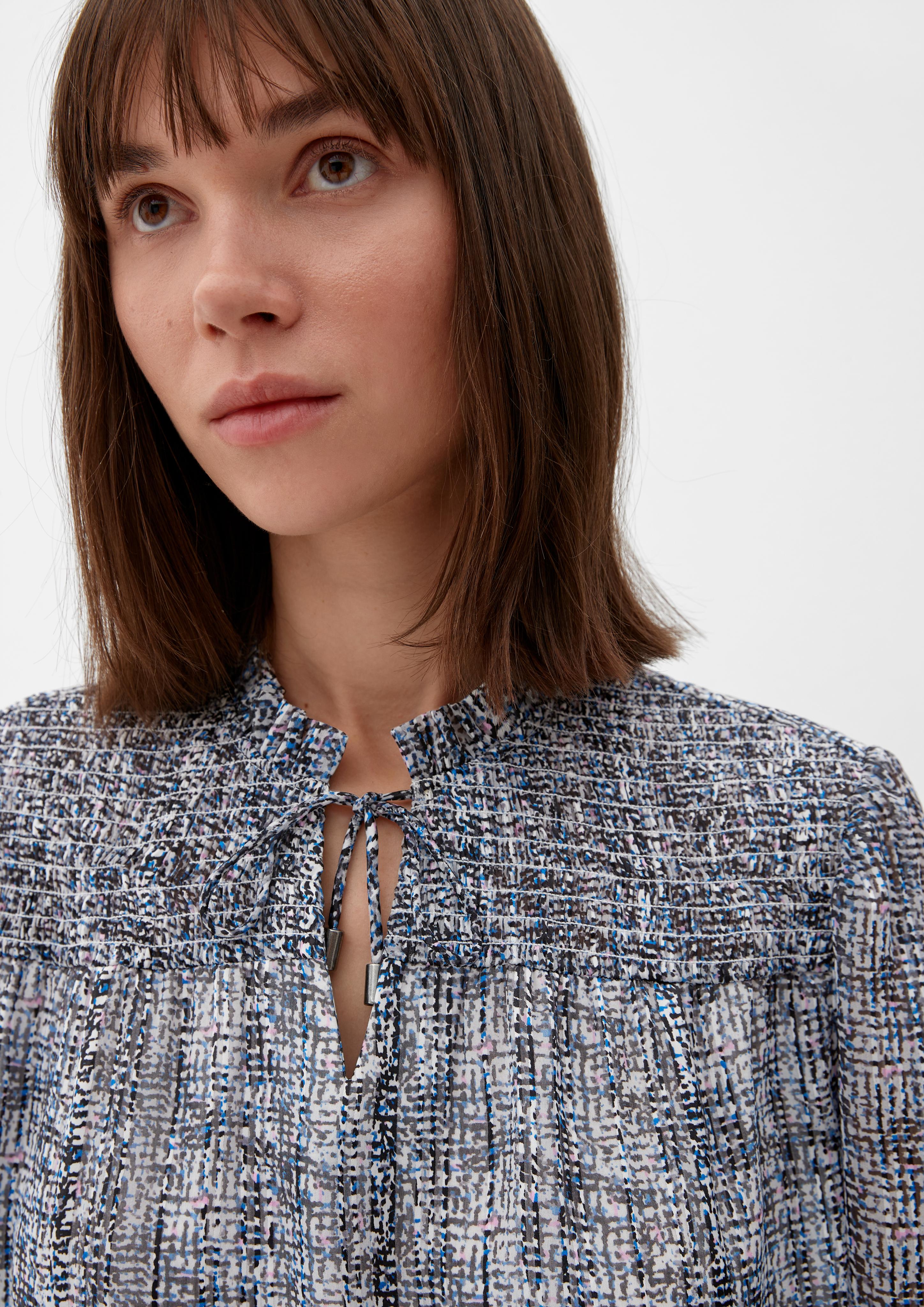 Bluse mit Rüschenkragen  2124774-02A2