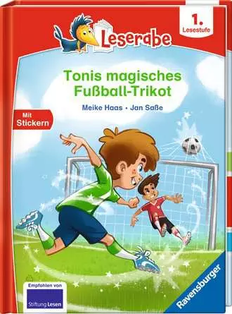 Leserabe - 1. Lesestufe: Tonis magisches Fußball-Trikot