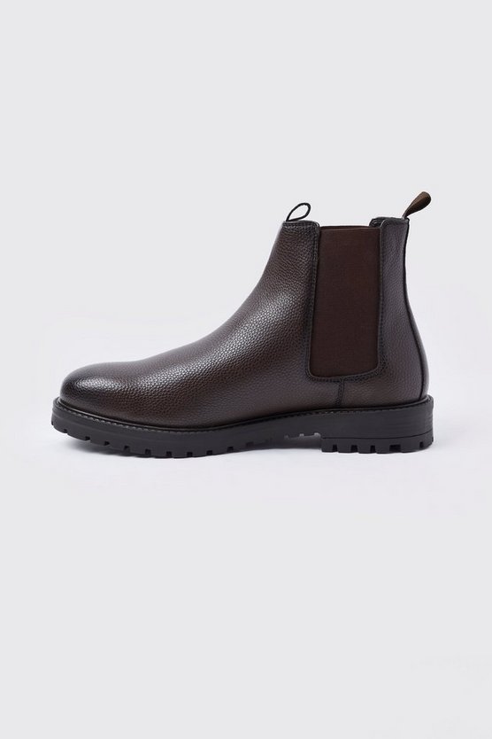Chelsea-Stiefel aus Kunstleder
