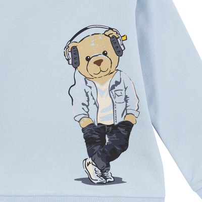 Sweatshirt, hellblau für Jungs