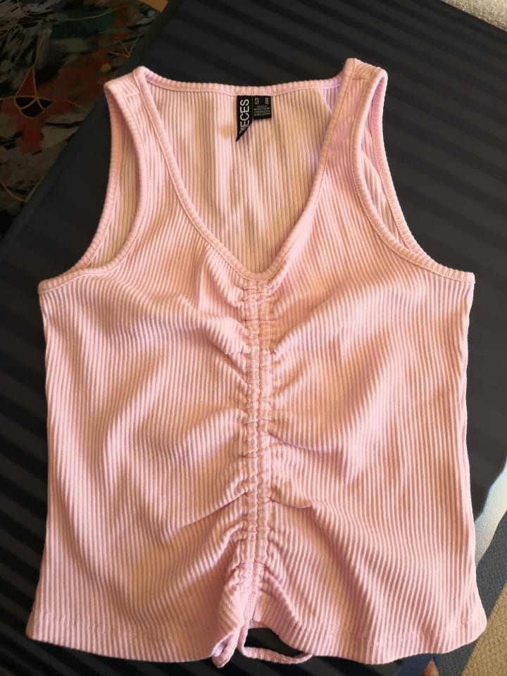 Pieces Top in Rosa günstig kaufen M