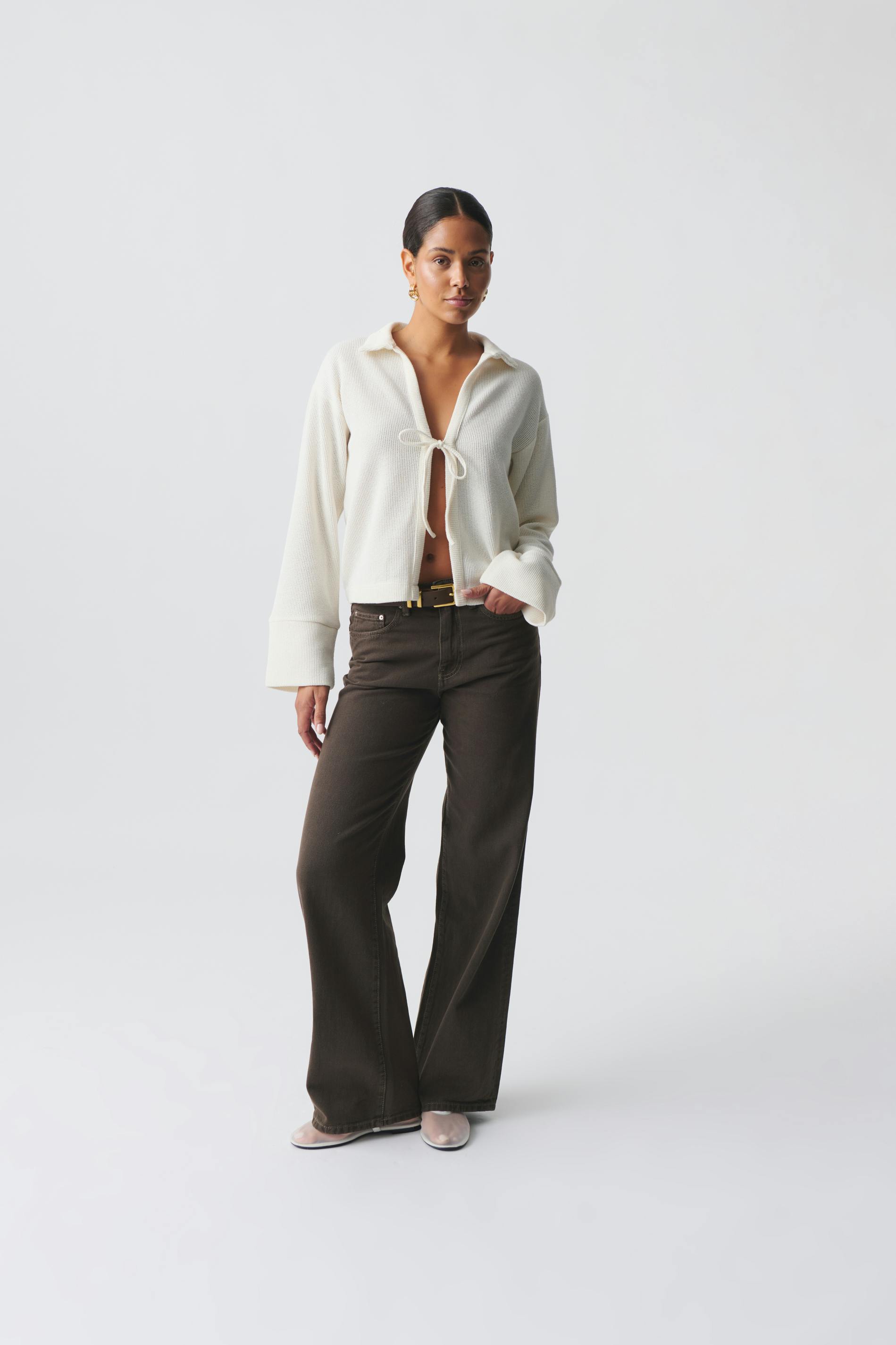 Tie front cardigan