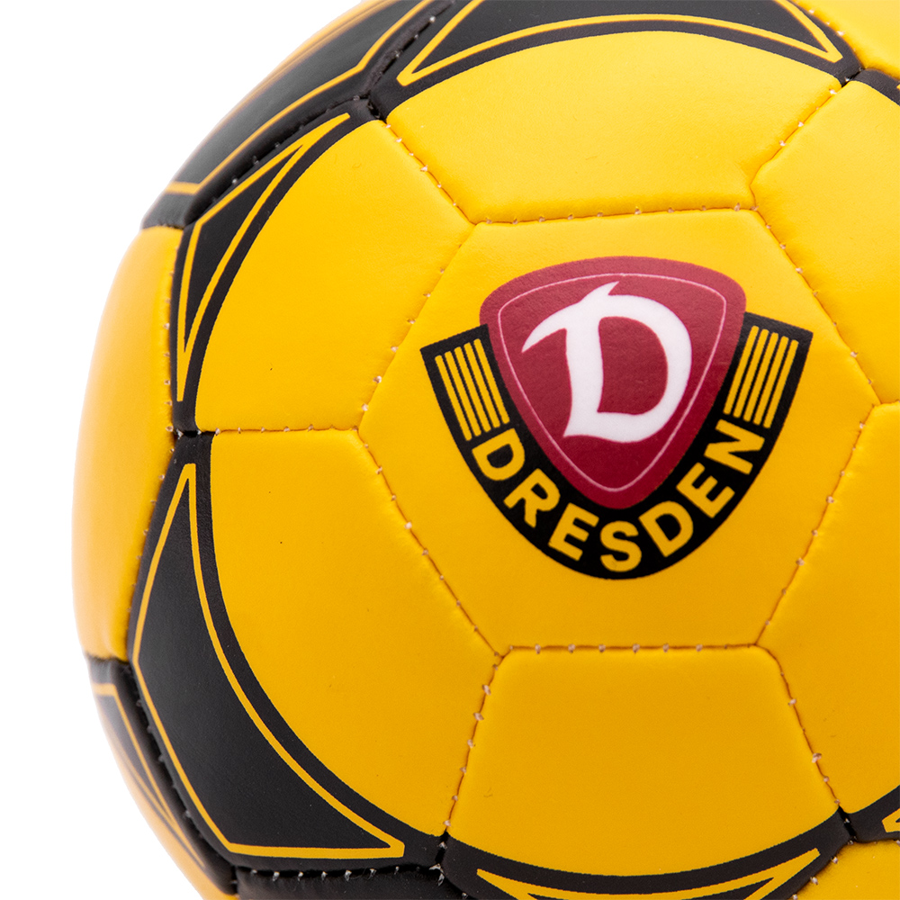 Knautschball schwarz-gelb