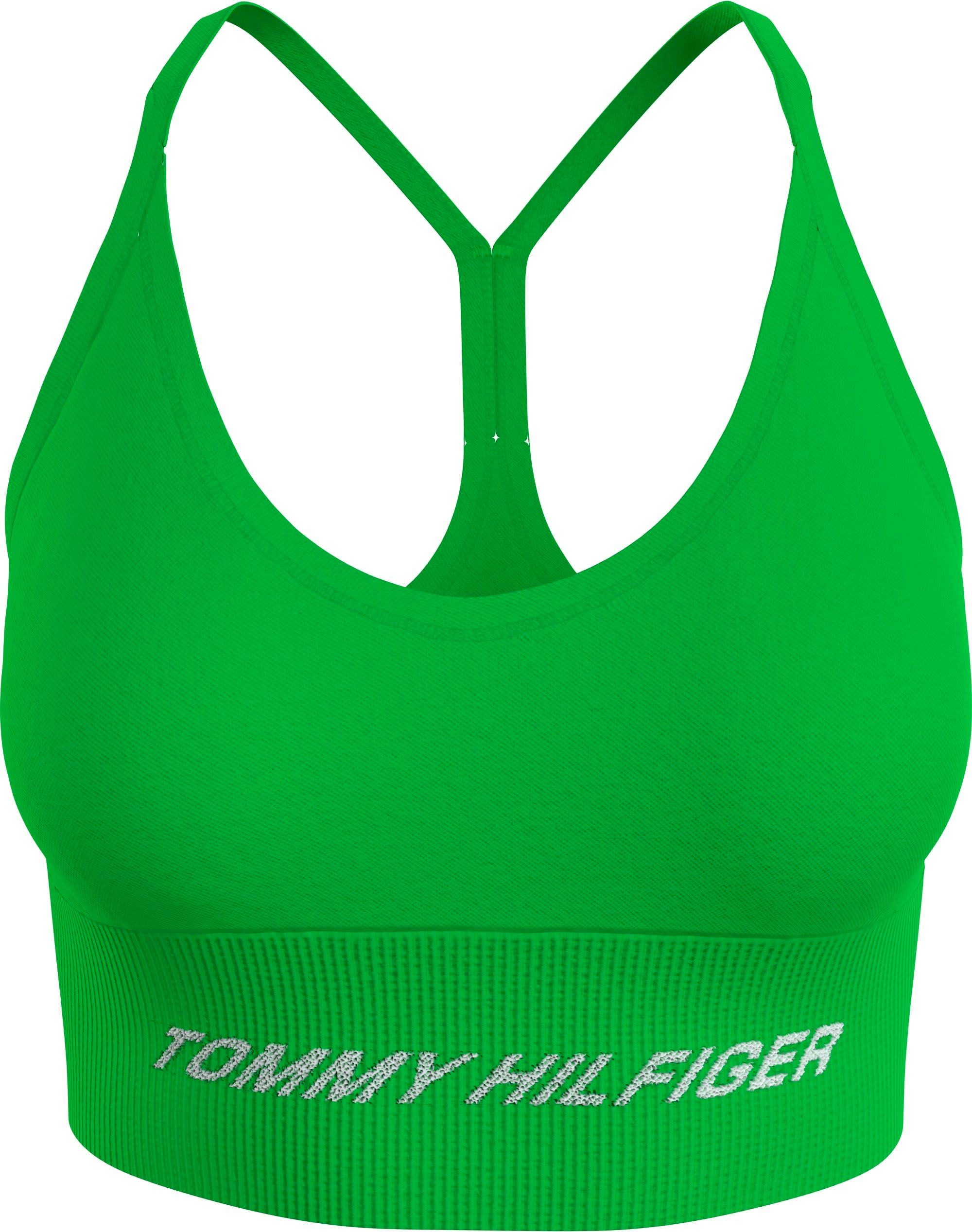 Tommy Hilfiger Sport Sport-Bustier ESSENTIALS LOW INT SEAMLESS BRA mit Trägern für leichten Halt