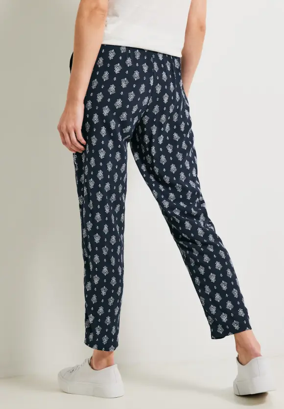 CECIL Casual Fit Hose mit Print