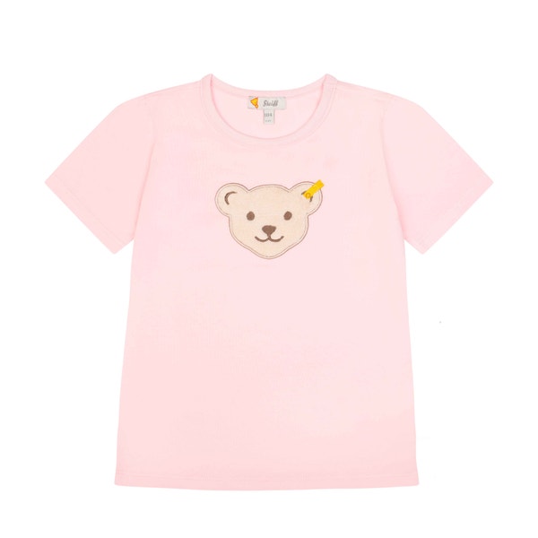 T-Shirt kurzarm, rosa für Mädchen