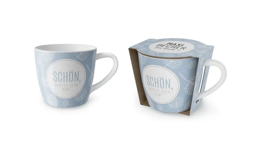 Geschenk für Dich Maxibecher Schön, dass es dich gibt