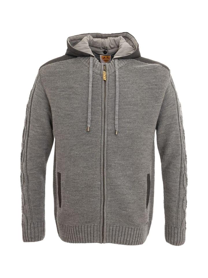 MADDOX Strickjacke BRUNECK in grau günstig kaufen