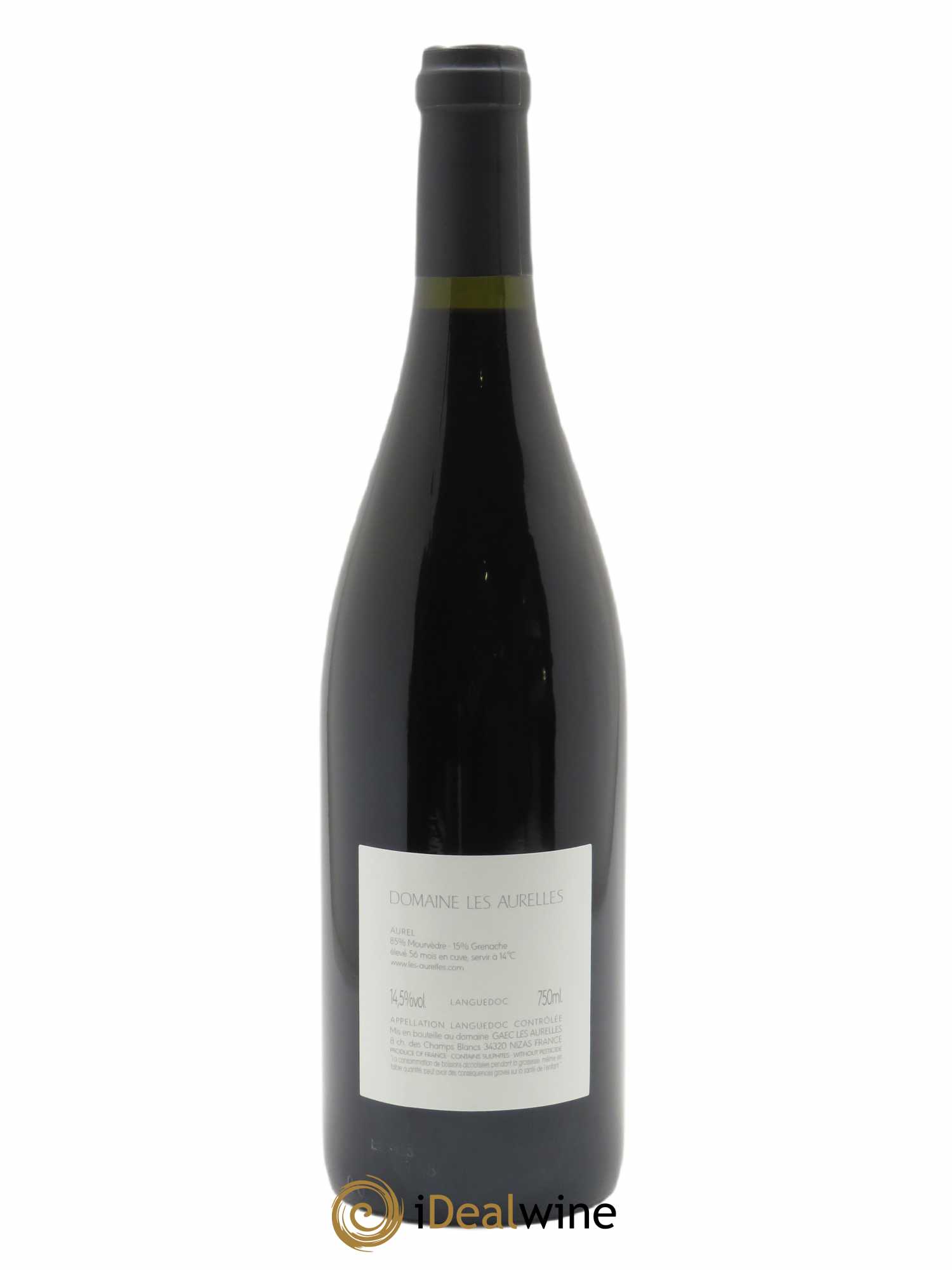 Coteaux du Languedoc Aurel Domaine les Aurelles - Basile et Caroline Saint-Germain  2016 - Lot de 1 Bouteille