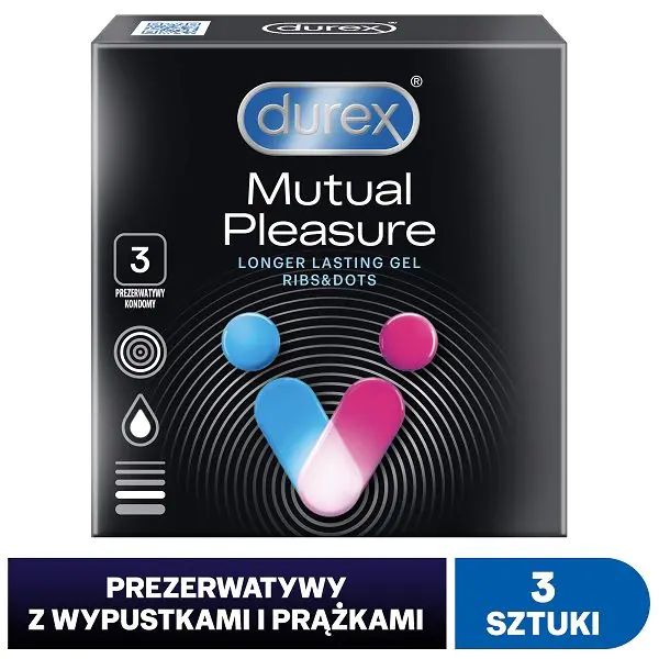 Durex Performax Intense prezervatyvai, 3 vnt.