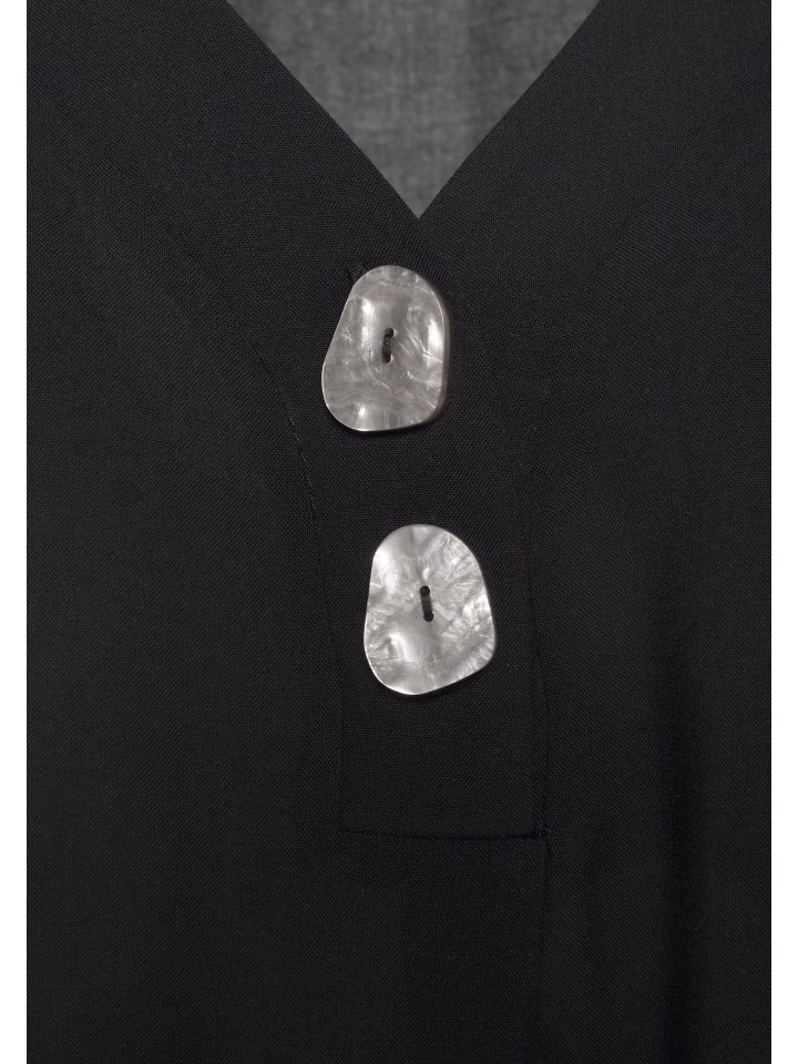 LASCANA Schlupfbluse in schwarz günstig kaufen