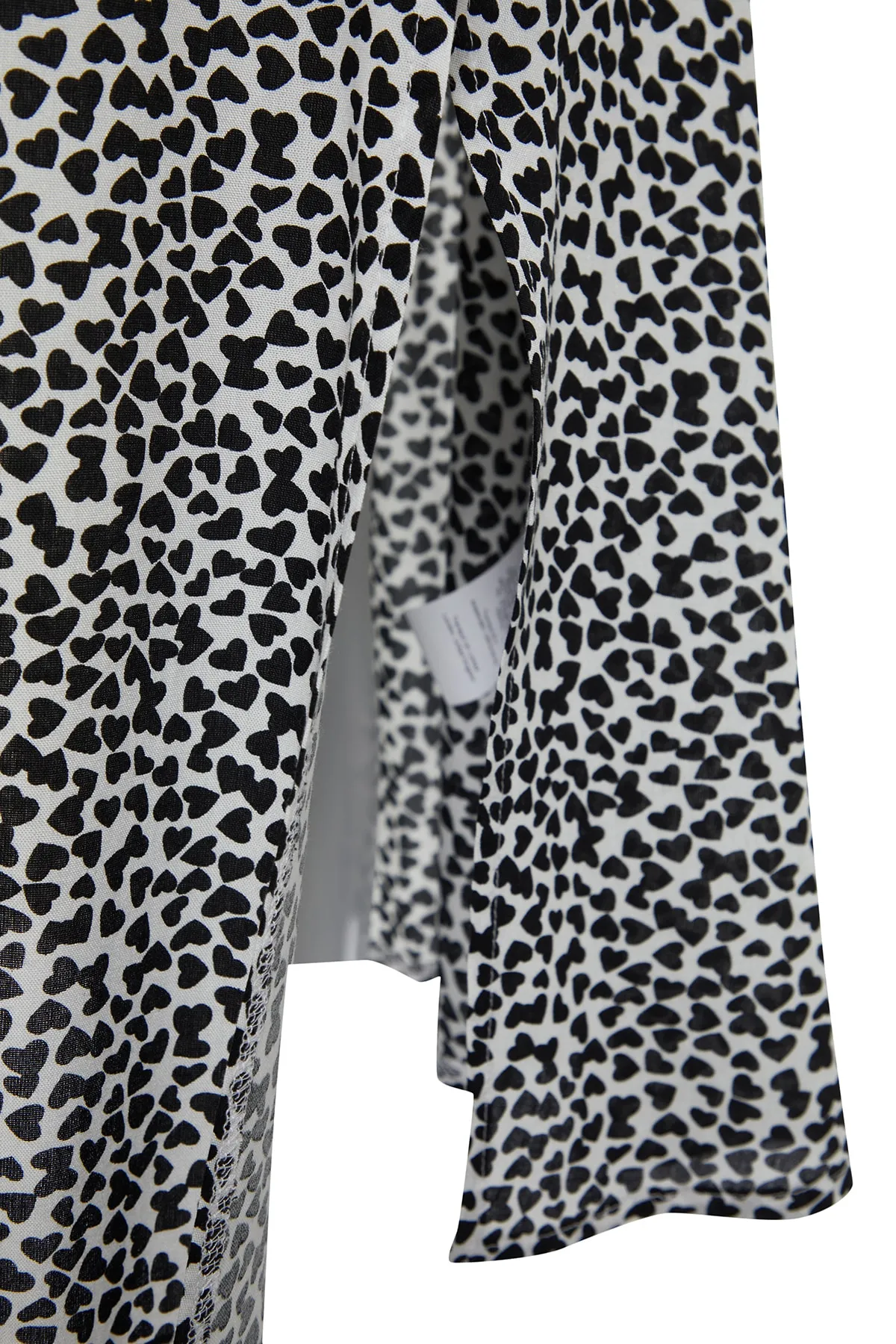 Trendyol Curve  Schwarzer Rock aus gewebter Viskose mit Schlitz TBBSS22AZ0001