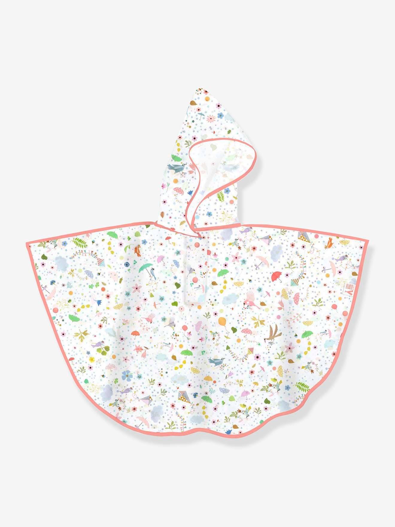 Cape de pluie 5/7 ans DJECO rose