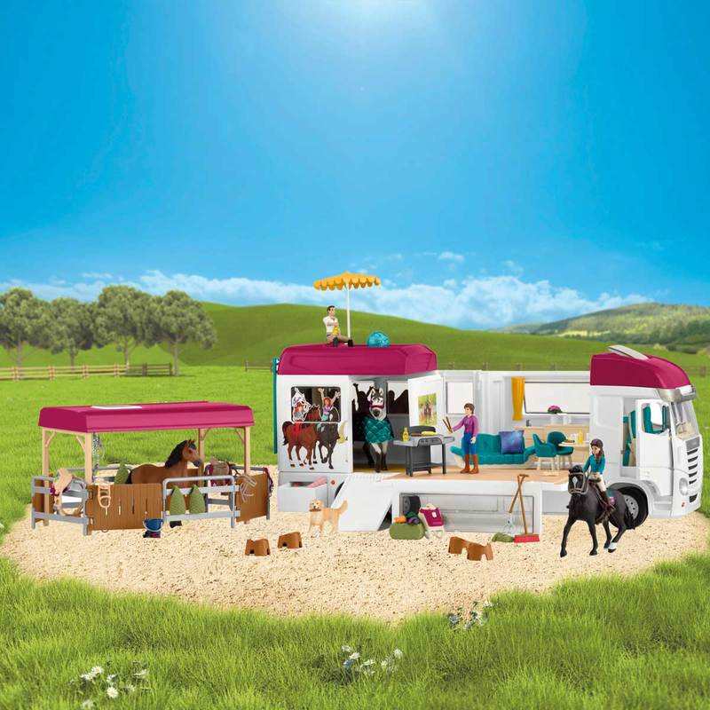 Camping car équestre, Schleich