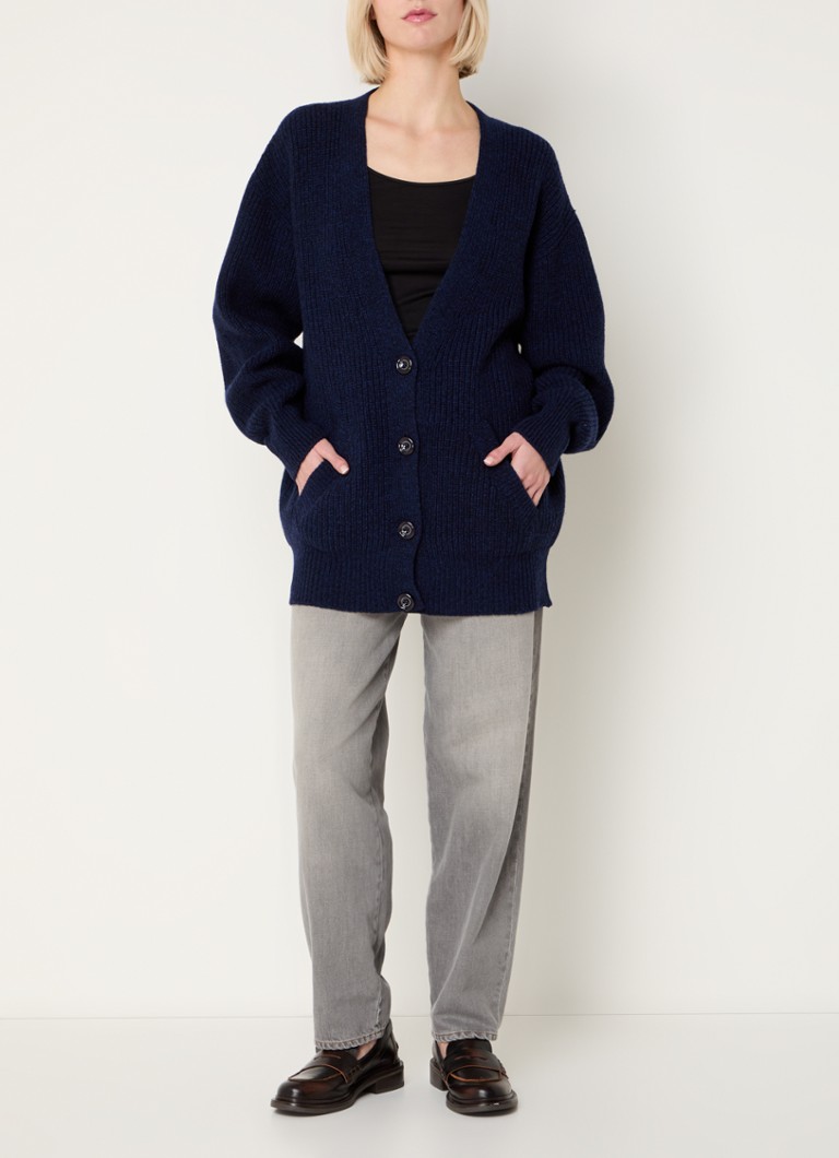 Cardigan a coste Sessùn Cardy in misto cashmere