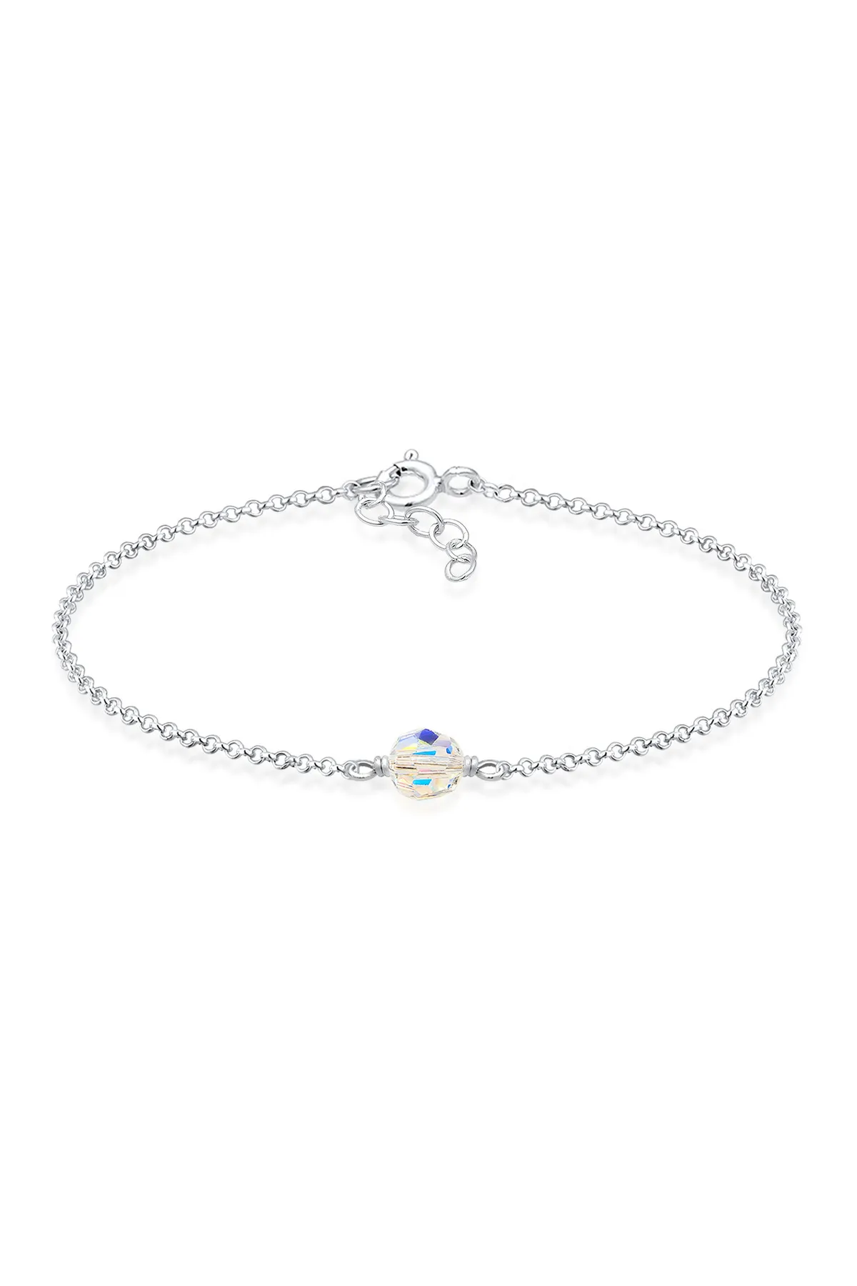 ELLI  Armband Kinder Kugel Bead Kristalle 925 Silber