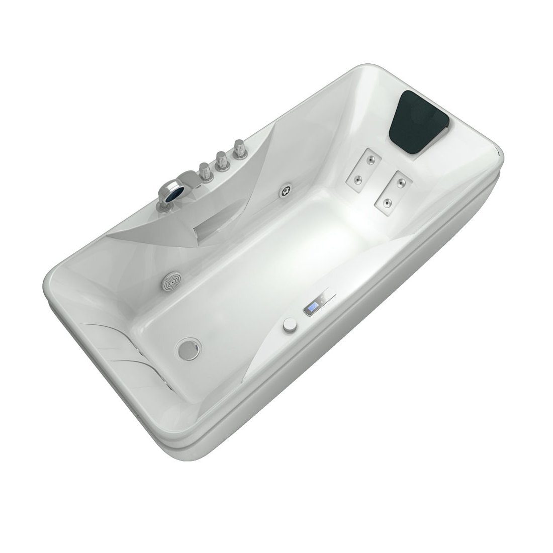 AcquaVapore Whirlpool-Badewanne Whirlpool Pool Badewanne Wanne W49H-PR 170x80cm